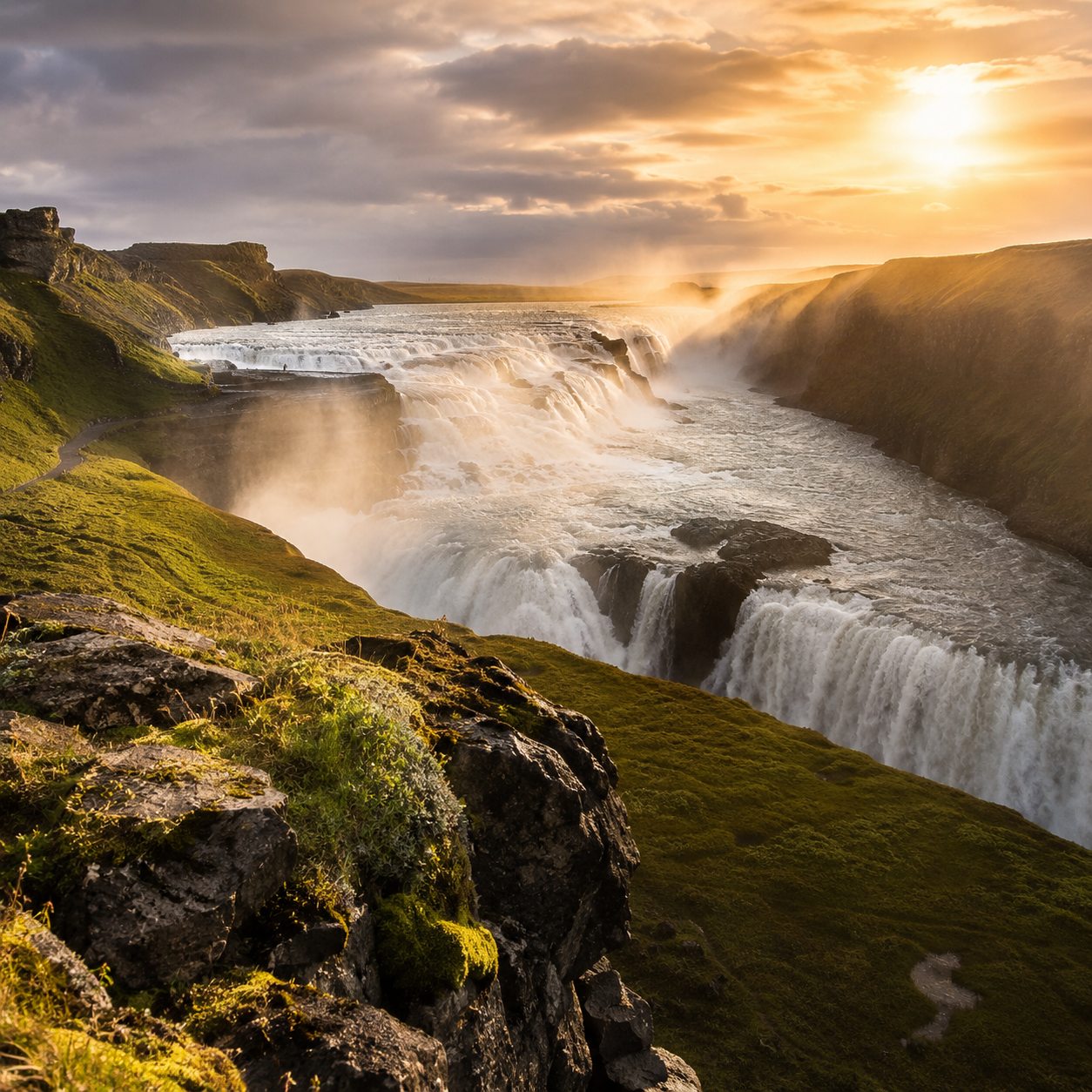 Gullfoss waterfall
